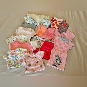 Baby Girl Clothes Bundle NB-3M